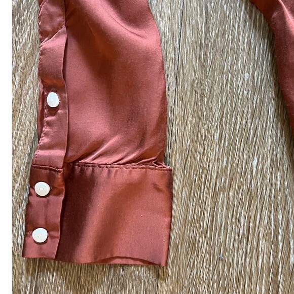 By Anthropologie Silky Pajama Top - Picture 8 of 8